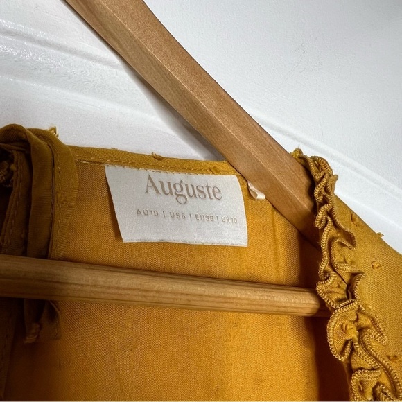 Auguste The Label Swiss Dot Boho Mini Dress size 4 - Picture 10 of 10